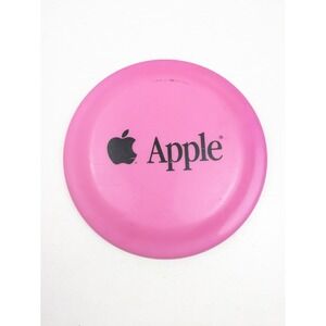 Vintage Apple Computer Pink Promo Flying Disc Frisbee Employee Swag Rare